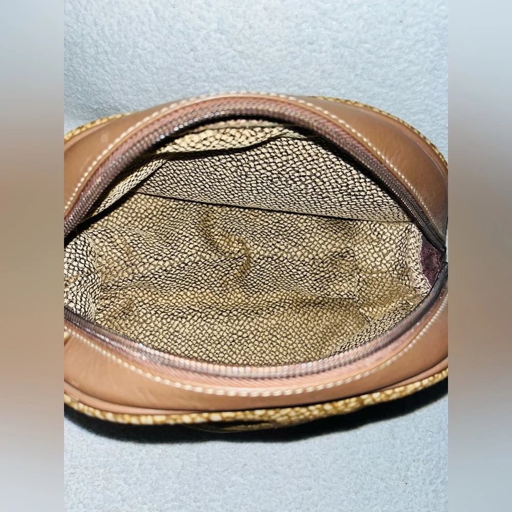 Borbonese Quail Suede Small Clutch/Pouch - Picture 9 of 12